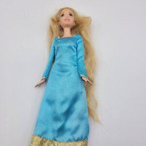 2009 Mattel Disney Tangled Rapunzel Doll W/ Blue Dress